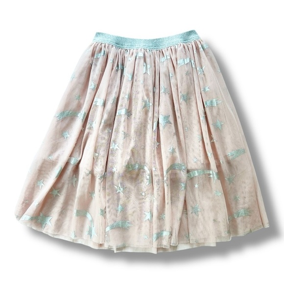 Stella McCartney Kids | Silver Star Tulle Skirt (12 yrs) - Picture 3 of 8